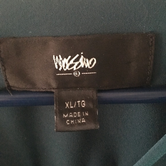 XL Mossimo Teal Long Sleeve Top - Picture 2 of 4